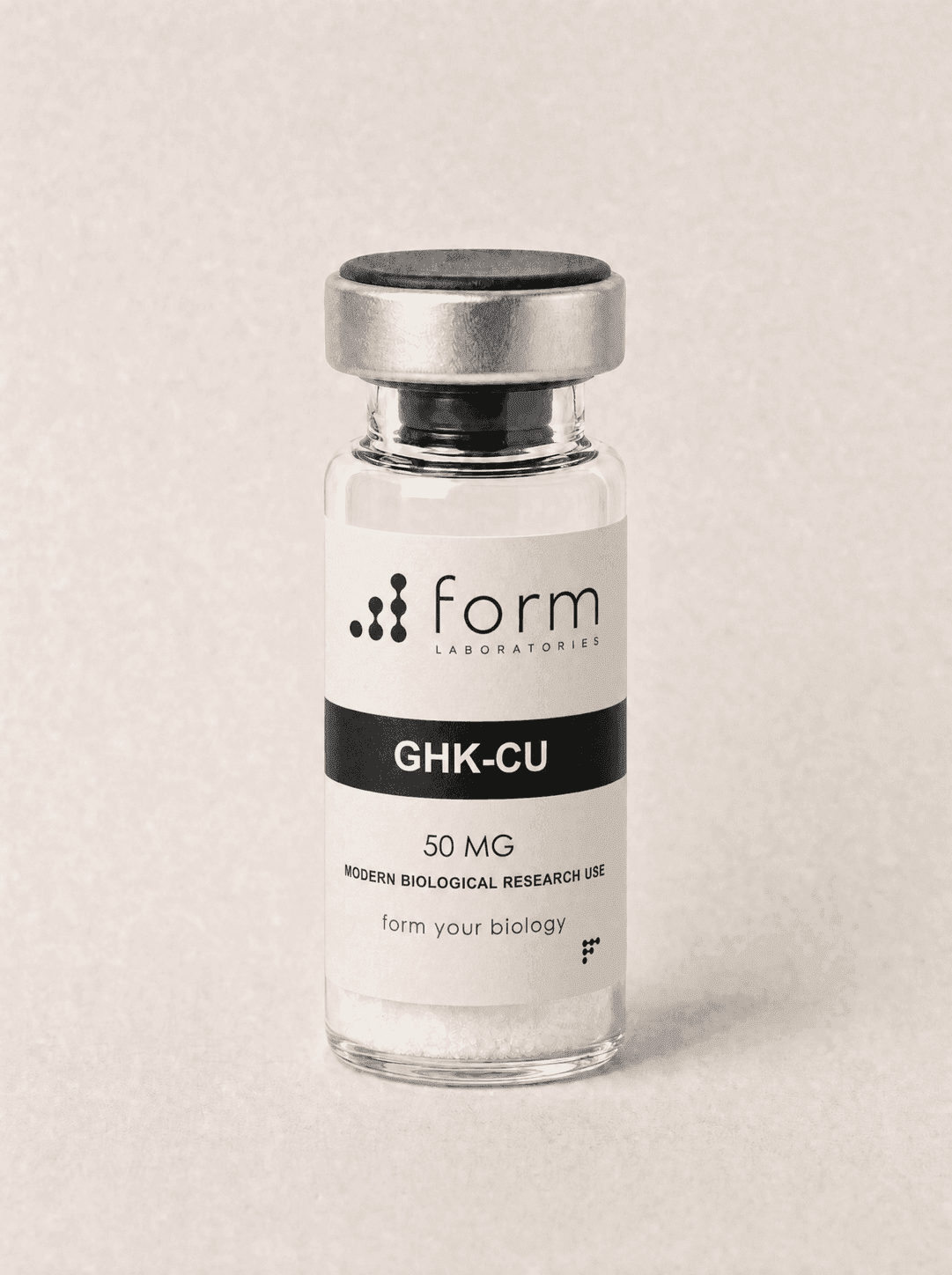 GHK-CU research peptide vial